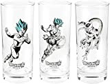 Dragonball Lot de 3 verres (29 cl) – Assaut Goku et Vegetha – Abystyle