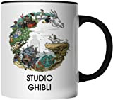 DragonHive Mug Studio Ghibli Motif 1 – Imprimé des deux côtés – Idée cadeau – Tasse à café avec inscription ...