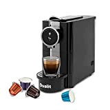 Dualit Café Plus Machine a Cafe Capsule - Compatible avec les Capsules Nespresso - Fonctions Espresso & Allongé - Fonction ...