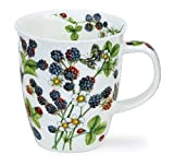 Dunoon Mug en porcelaine fine - Fabriqué en Angleterre - Passe au lave-vaisselle et au micro-ondes - Fruits sauvages (mûre)