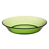 Duralex Collection Lys |Assiette creuse en verre Couleur Vert 19,5 cm |Lot de 6 pièces |En verre ultra résistant, Compatible ...