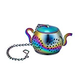EOGE Service à thé créatif en acier inoxydable - Petit et exquis - Pour le jardin, le thé de l'après-midi ...