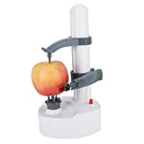 Éplucheur de pommes de terre électrique [2 lames supplémentaires] - Coupe-fruits et légumes automatique rotatif - Éplucheur de pommes - ...