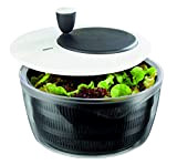 Essoreuse à salade GEFU 28170 ROTARE - Avec manivelle et tamis - Bec verseur intégré pour l'eau - 3 pièces