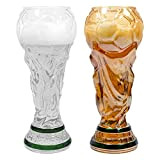 Eteslot Coupe du Monde 2022 Verre À Bière Lot De 2, Album Panini Qatar Coupe du Monde 2022 Hercules Mug ...