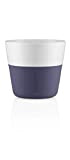 EVA SOLO Lot de 2 tasses à café Lungo - 230 ml - Facile à tenir grâce au revêtement en ...