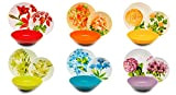Excelsa Floral Service d'assiettes 18 pièces, multicolore