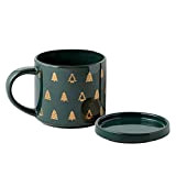 Exquis Bureau tasse, couple tasse en céramique cadeau de vacances tasse ménage ménage tasse à thé rouge tasse four micro-ondes ...