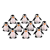 Eyccier Pingouin Miniature Figurine 10pcs fée Jardin Paysage Jardin Bonsai décor Kids Jouet Mini Pingouin