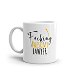 F*cking Awesome Lawyer-Funny Gift For Lawyer-Rude Mug For Lawyer-World's Best Lawyer-Funny Mug For Lawyer-Curse Word