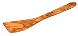 Fackelmann 30860 Spatule en bois, spatule de cuisine, spatule pour retourner, Bois d'olivier, Brun, 30 cm