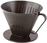 Fackelmann 42272 Support de filtre à café, support pour filtre à café de taille 4, porte filtre à café, porte ...