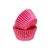 Féerie Cake - 100 mini caissettes à cupcakes "unies" - Rose