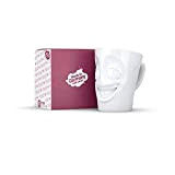 FIFTYEIGHT PRODUCTS Mug humoristique en porcelaine 350 ml Blanc Fabriqué en Allemagne