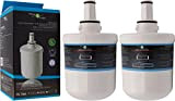 FilterLogic FFL-180SK | Lot de 2 - Filtre à eau compatible avec Samsung HAFIN2/EXP, DA29-00003G, HAFIN2, HAFIN1/EXP, HAFIN1, DA29-00003F, DA97-06317A ...