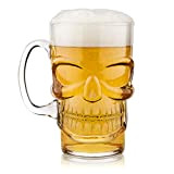 Final Touch FTA1862 Gothic Skull Beer Lager Pint Verre, Barware Halloween
