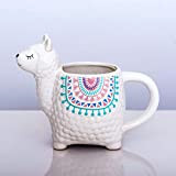 Fluffy Dreams Grande tasse 3D lama-alpaga - En céramique - Peint à la main - Pour les amateurs de lama-alpaga ...