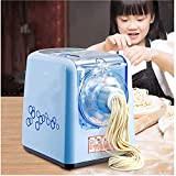 FMOPQ Compact Pasta and Noodle Maker with Intereable Pasta Shape Plates Noodle Press Machine Pasta Maker Machine Stainless Steel 3-Step ...