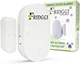 FRIDGGI - Alarme porte réfrigérateur et congélateur, Porte laisser ouverte, Rappels avec délais de 60 secondes et plus (Blanc)