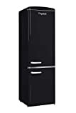 FrigeluX - Réfrigérateur Combiné Rétro CB255RNA++ - Réfrigérateur Congélateur 2 Portes - 255L dont Congélateur 63L - Dégivrage Automatique, Pose ...