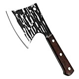 Fubinaty 6 pouces couteau de boucher forgé à la main couperet en acier à haute teneur en carbone couteau de ...
