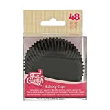 FunCakes Caissettes à Cupcakes Noires: Idéal pour tous les cupcakes, cupcakes et plus encore, décoration de gâteaux, pk / 48