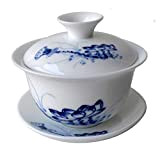 Gaiwan Kung Fu Sancai Tureen Ensemble tasse à thé en porcelaine 120 ml s a