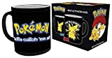 GB EYE Mug, Céramique, Noir, Pokemon, Pikachu 9,5 x 8,5 x 9,5 cm