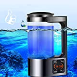 Générateur d'eau à hydrogène, Kacsoo 2L Micro-électrolyse De La Machine Machine Alcaline D'ioniseur d'eau Avec Affichage LED et Thermostat, Portable ...