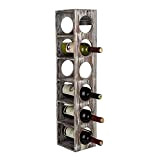 Générique Wine Rack Wooden Solid Wood Multi-Function Wine Rack Pendant Retro Style Decorative Wine Can Be Hung on The Wall,HomVen