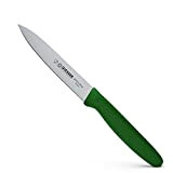 Giesser depuis 1776 - fabriqué en Allemagne - Couteau à légumes 10 cm Veggie, vert, manche durable, antidérapant, petit couteau ...