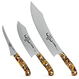 Giesser depuis 1776 - fabriqué en Allemagne - PremiumCut, Spicy Orange, set de couteaux 3 pièces, couteau de chef 20 ...