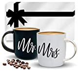 Gifffted Mr et Mrs Mugs, Cadeau De Mariage Unique Pour le Couple,cadeaux Pour Fiançailles,anniversaire, Mariée et le Marié, Cadeaux de ...