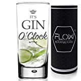 GIN GLASS - Gin & Tonic HighBall Glass & Gift Tube Set - A Funny Novelty G&T Gift For Any ...