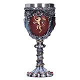 Gobelet à Vin Médiéval Flame Dragon - Calice à Vin Fantastique - Gobelet à Boire en Acier Inoxydable de 11 ...
