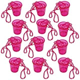 gobelets Jello Shot avec couvercles Lunettes de fête de Poule Rose Tequilla pour Faire la fête