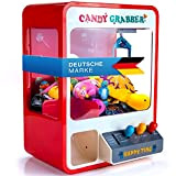 GOODS+GADGETS Candy Grabber Supreme - Distributeur Automatique de Bonbons Machine à saisir Les Bonbons Machine à Jouer avec câble USB