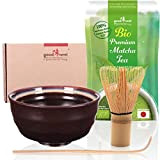 Goodwei Ensemble de Démarrage Thé Matcha: - Thé Vert Matcha Japonais de l'agriculture Biologique + Tasse à thé Matcha en ...