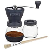 GOURMEO Moulin à café manuel en design japonais avec broyeur en céramique | moulin à expresso, moulin à café manuel, ...