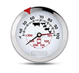 GOURMEO thermomètre à viande 2 en 1 premium (température de la viande et du four) en inox | thermomètre de ...