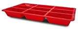 Guardini Juliette, 9 Mini cake 17 x 29,5 cm, silicone alimentaire, couleur rouge