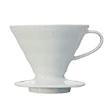 Hario V60 02 - Porte filtre café en céramique blanche 1 à 4 tasses