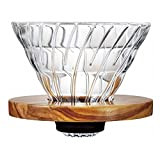 HARIO VDG-02-OV Goutteur de café, Verre, Transparent, 126 x 124 x 107 cm