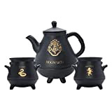 Harry Potter – Tasse – Poudlard – Ensemble de tasses – Slytherin et Gryffondor – Tasse à café + théière ...