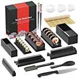 HI NINGER Sushi Making Kit Deluxe Edition Sushi Maker Kit complet 17PCS Home Sushi Form Presse avec Sushi Rice Rolling ...