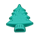 Hotaden 1pc Silicone Non-Stick Christmas Tree Cake Mold for Pie Jelly Muffin Bread Bakeware Baking Pan Party Angel Food Cakes