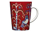 Iittala - Taika - Mug avec anse/tasse à café - rouge - porcelaine - 0,4 l