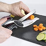 InnovaGoods Couteau-Ciseaux | Coupe-légumes, Couteaux Cuisine, Ciseaux Cuisine, Jeux de Couteaux de Cuisine, Ustensiles de Cuisine
