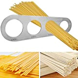 iTimo 1 couteau à spaghetti en acier inoxydable à 4 trous - Outil de mesure des pâtes - Accessoire de ...