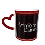 IUBBKI The Vampire Diaries tasse à changement de couleur thermique, tasse à changement de couleur dans le ciel, tasse à ...